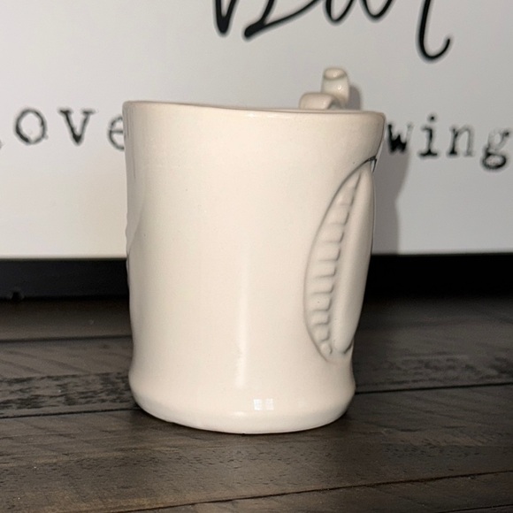 POTTERY BARN PB A-Z MUGS Elegant Cream Ceramic Mug Cup Initial Monogram Letter O - Picture 5 of 13